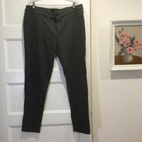 Maurices Charcoal Gray Stretch Trouser Pants Size XL Tall - Picture 2 of 3